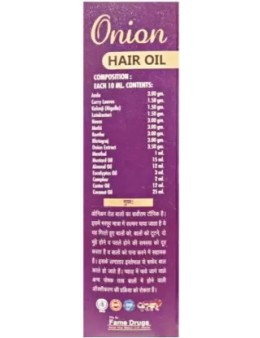 Onion oil for hair growth