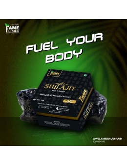 FAME DRUGS - Shilajit/Shilajeet Resin | Himalayan Shilajit For Men's - 10 GM