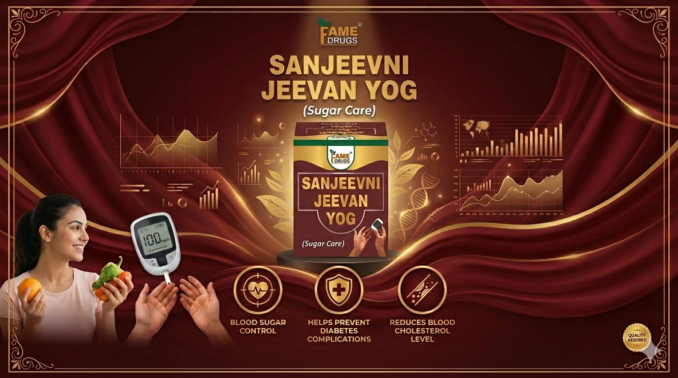 Say goodbye to energy crashes and unpredictable spikes. Jeevan Yog Sugar Care helps maintain steady, healthy blood sugar levels so you can stay active, focused, and vibrant all day long.